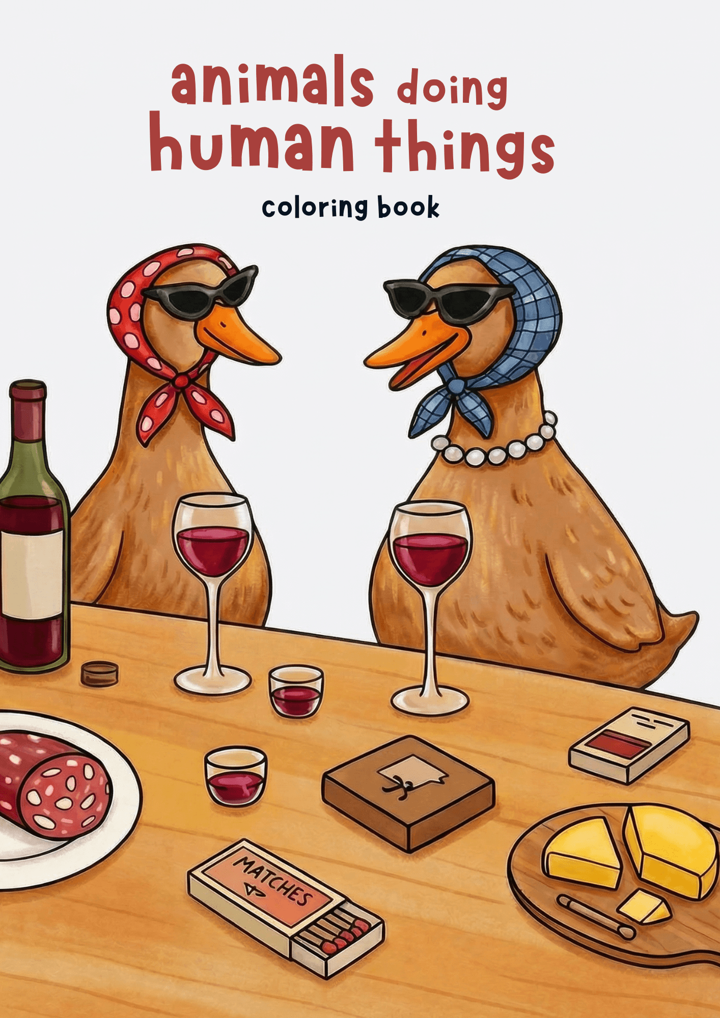 animals doing human things
